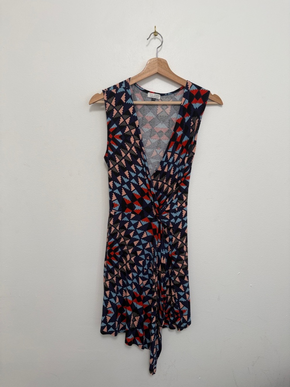 Za Zen Patterned Wrap Dress